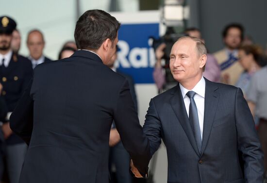 President Vladimir Putin's visit to Italy