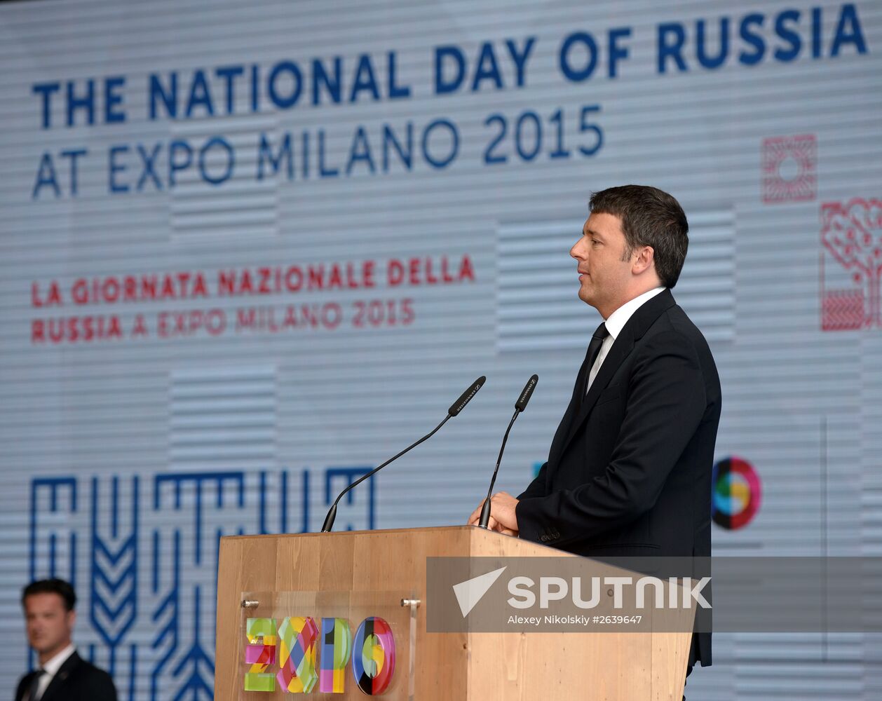 President Vladimir Putin's visit to Italy