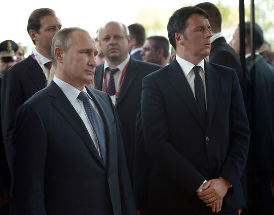 President Vladimir Putin's visit to Italy