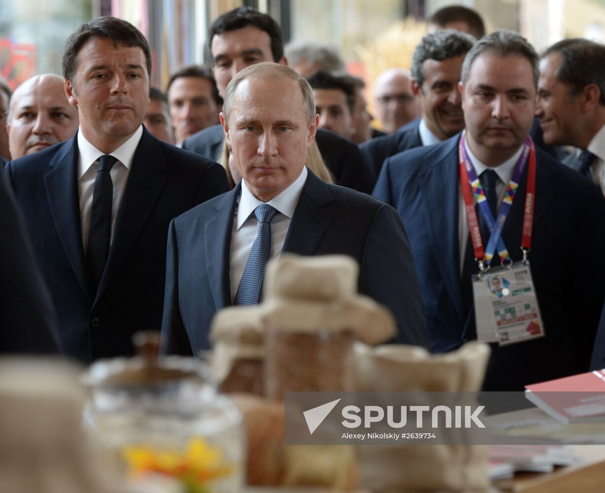 President Vladimir Putin's visit to Italy