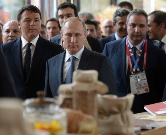 President Vladimir Putin's visit to Italy