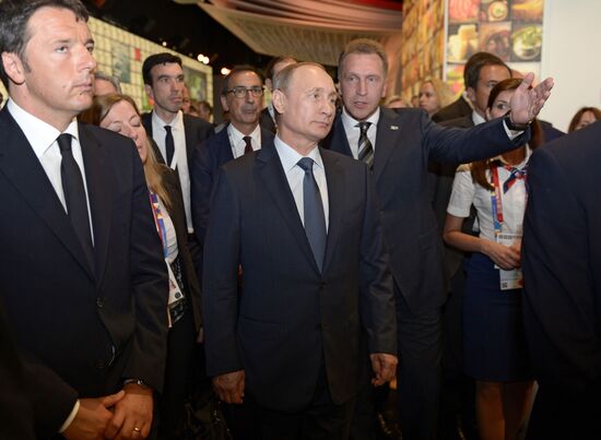 President Vladimir Putin's visit to Italy