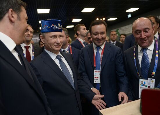 President Vladimir Putin's visit to Italy