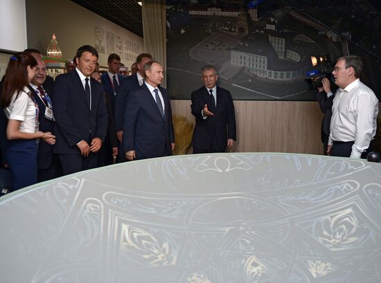 President Vladimir Putin's visit to Italy