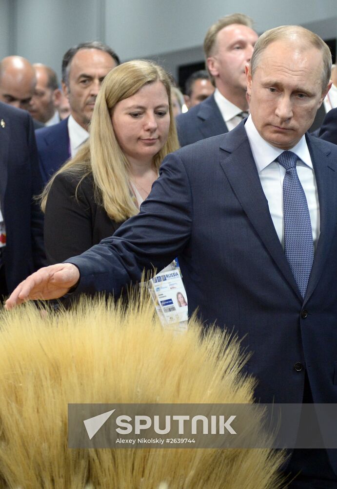 President Vladimir Putin's visit to Italy