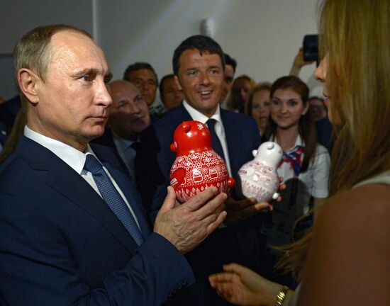 President Vladimir Putin's visit to Italy