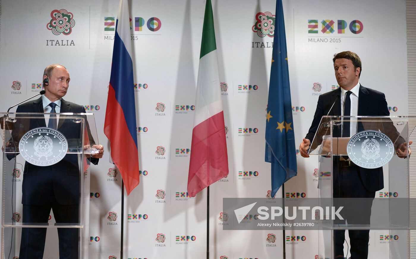 President Vladimir Putin's visit to Italy