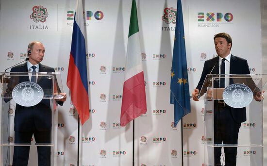 President Vladimir Putin's visit to Italy