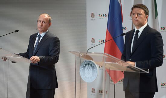 President Vladimir Putin's visit to Italy