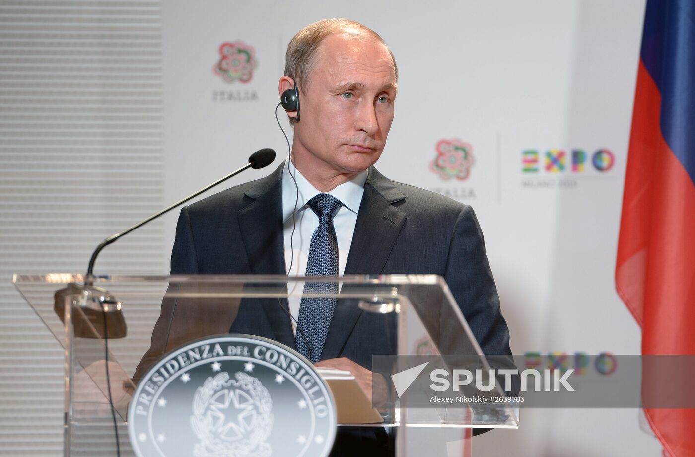 President Vladimir Putin's visit to Italy