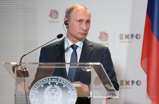 President Vladimir Putin's visit to Italy