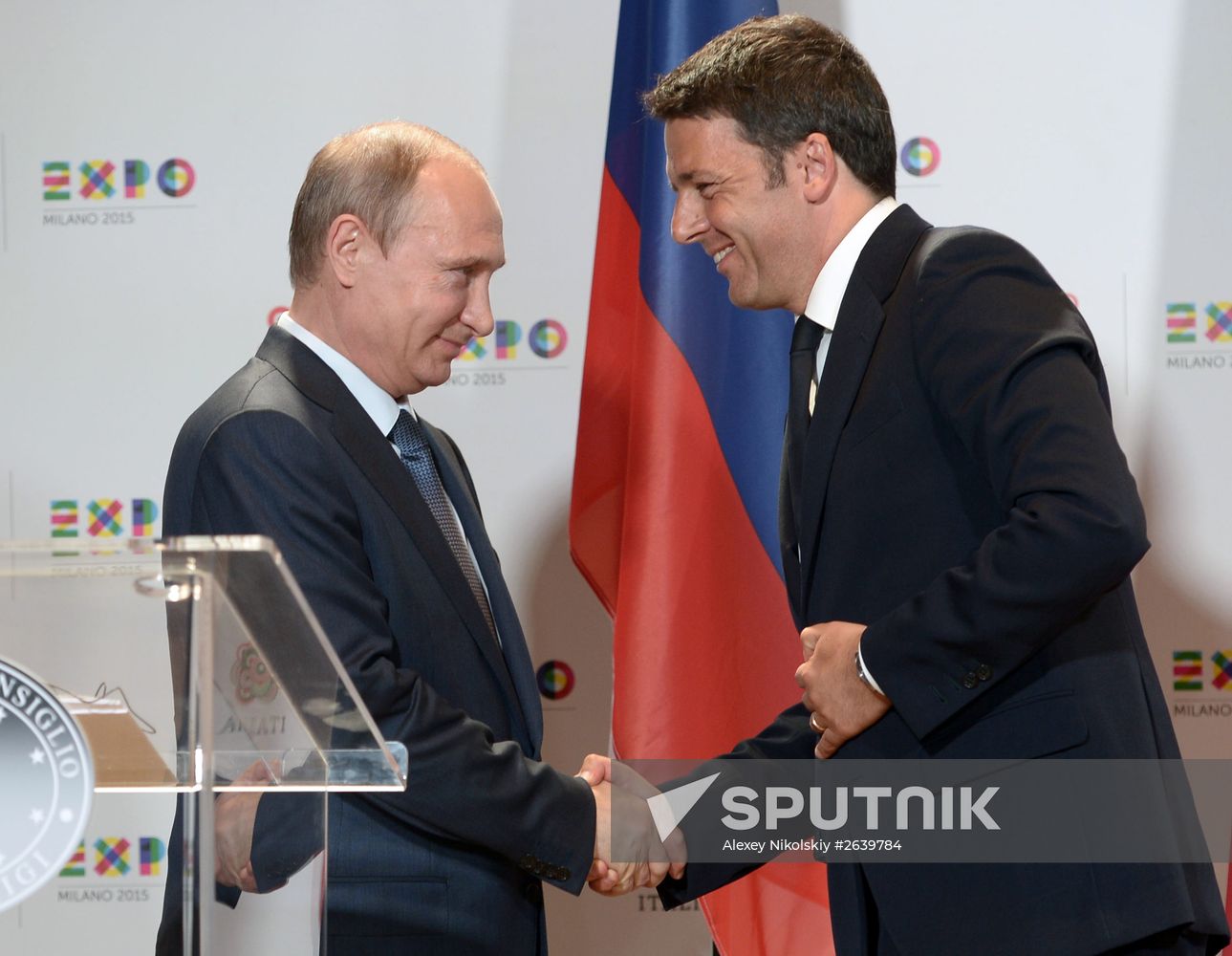 President Vladimir Putin's visit to Italy