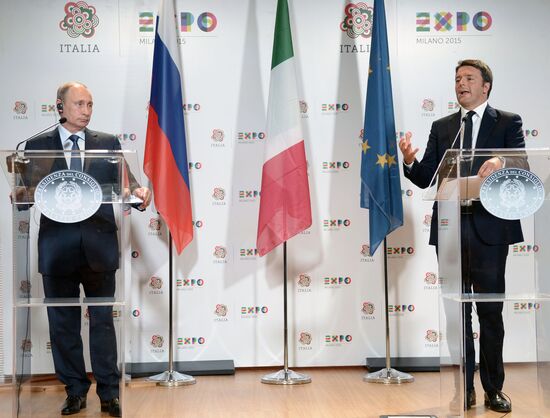 President Vladimir Putin's visit to Italy