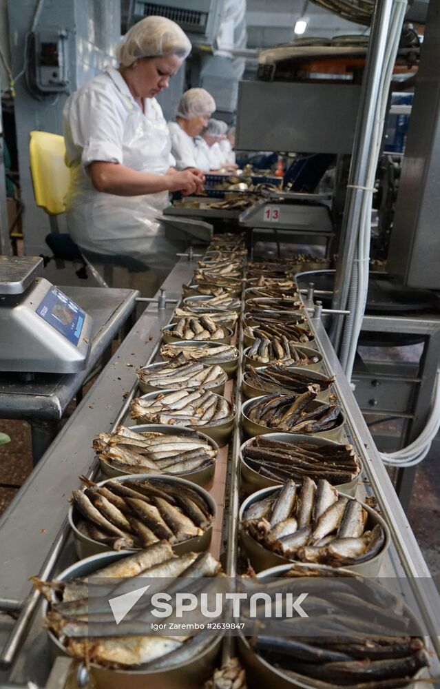 "Za Rodinu" fish factory in Kalinigrad Region
