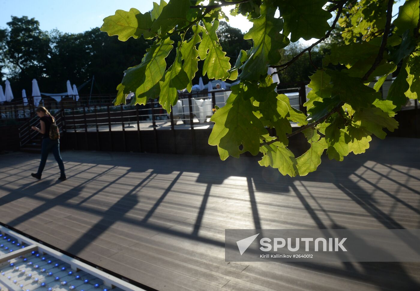 Preparations for the opening of the Port at VDNKh city beach