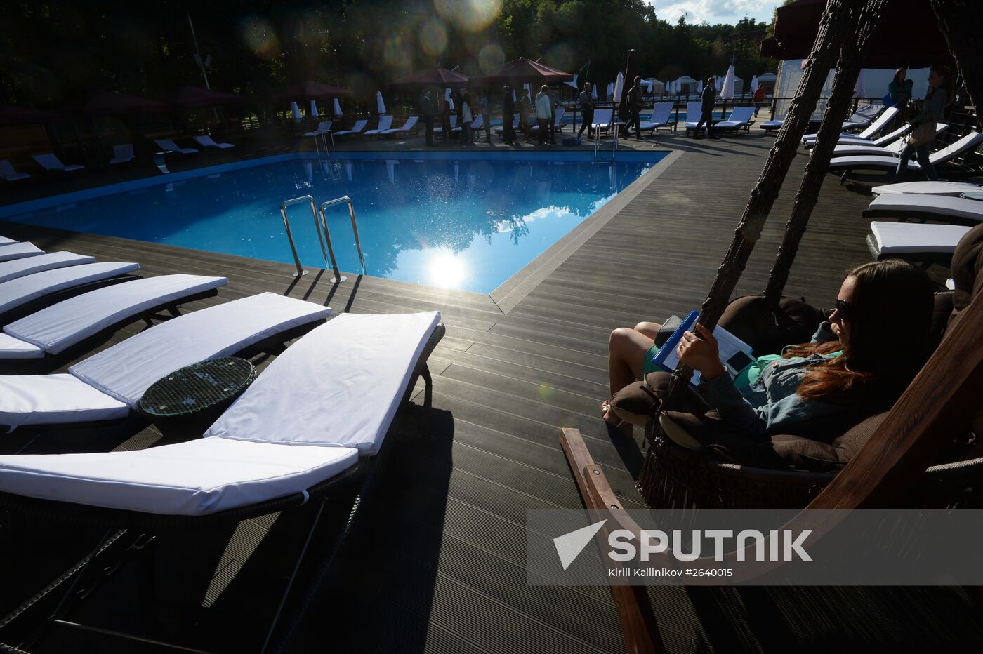 Preparations for the opening of the Port at VDNKh city beach