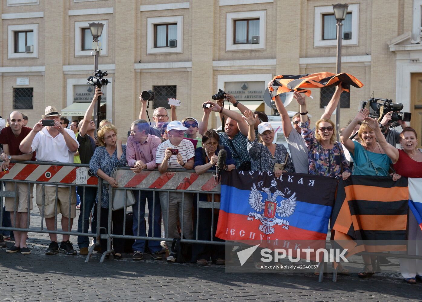 Russian President Vladimir Putin visits Italy