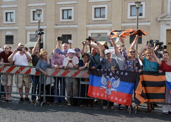 Russian President Vladimir Putin visits Italy