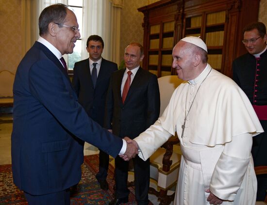 Russian President Vladimir Putin visits Italy