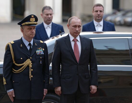 Russian President Vladimir Putin visits Italy