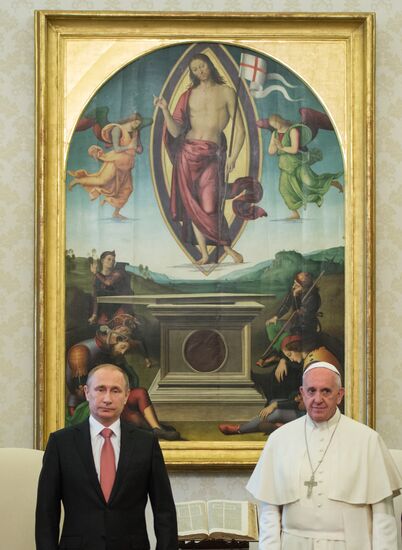 Russian President Vladimir Putin visits Italy