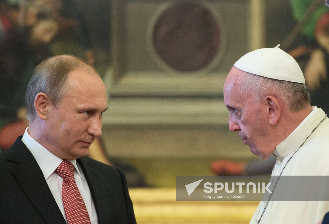 Russian President Vladimir Putin visits Italy