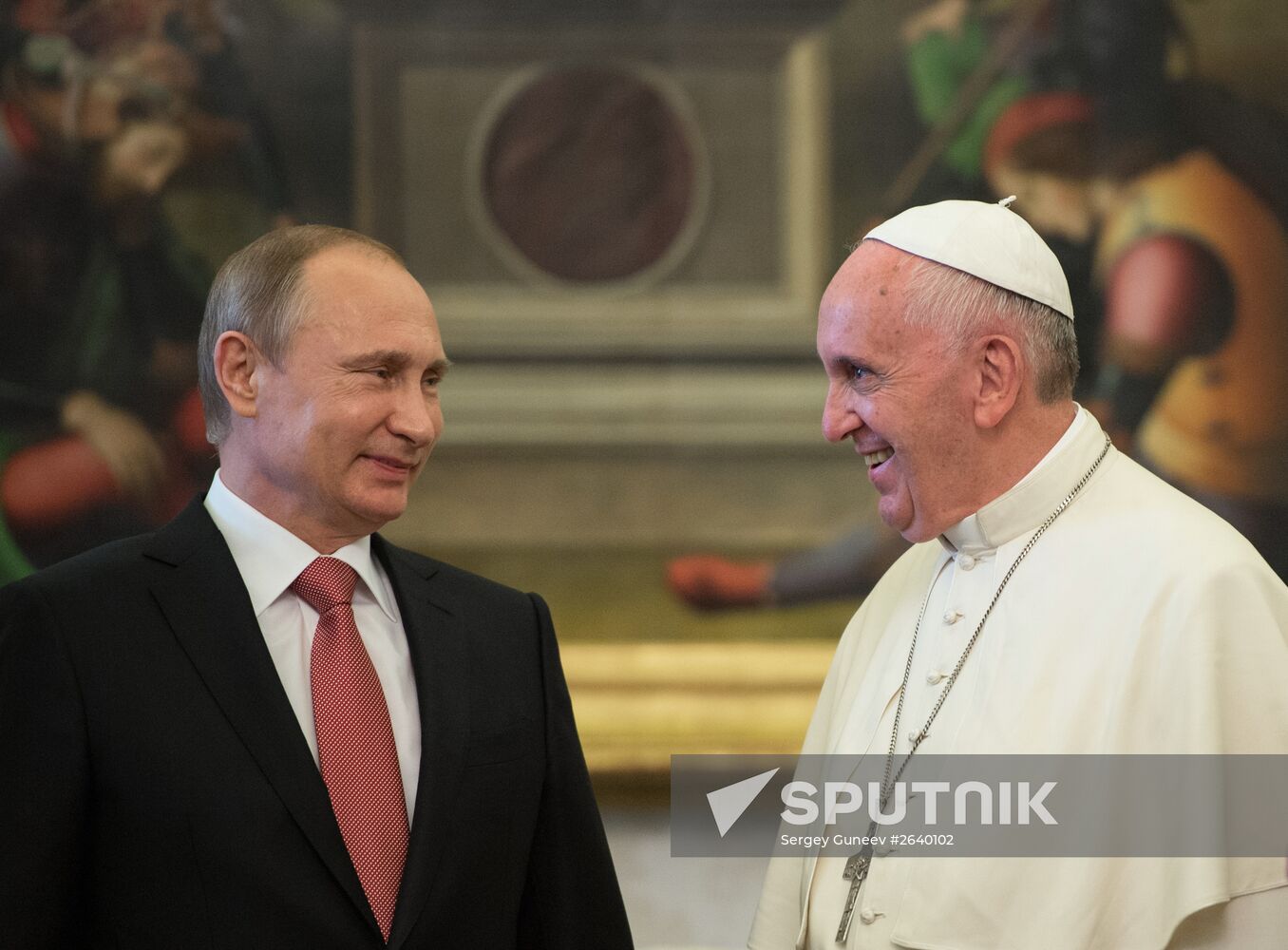 Russian President Vladimir Putin visits Italy
