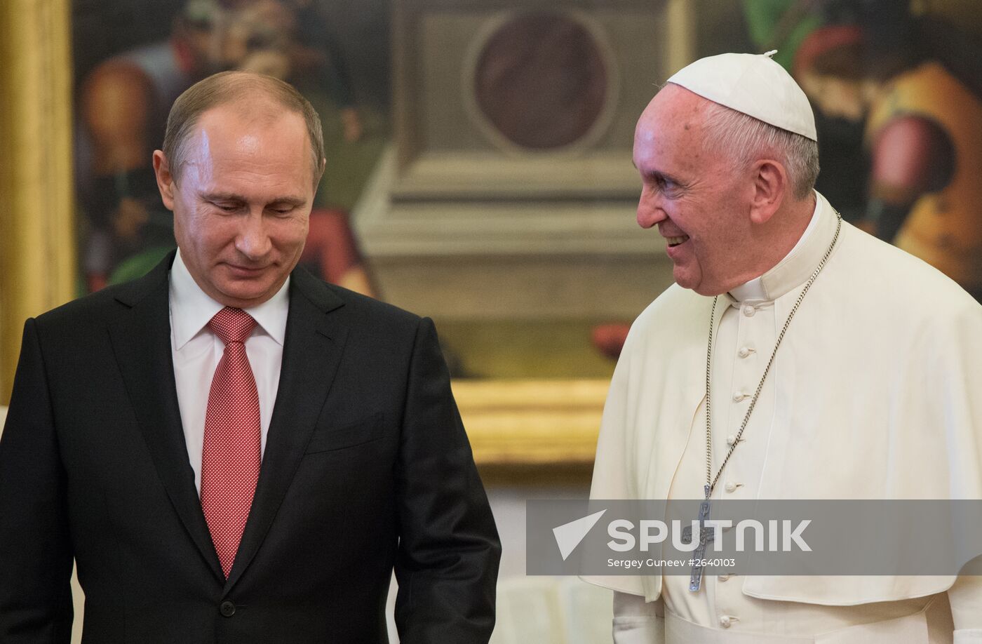 Russian President Vladimir Putin visits Italy