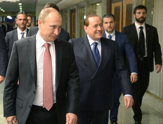 Russian President Vladimir Putin visits Italy