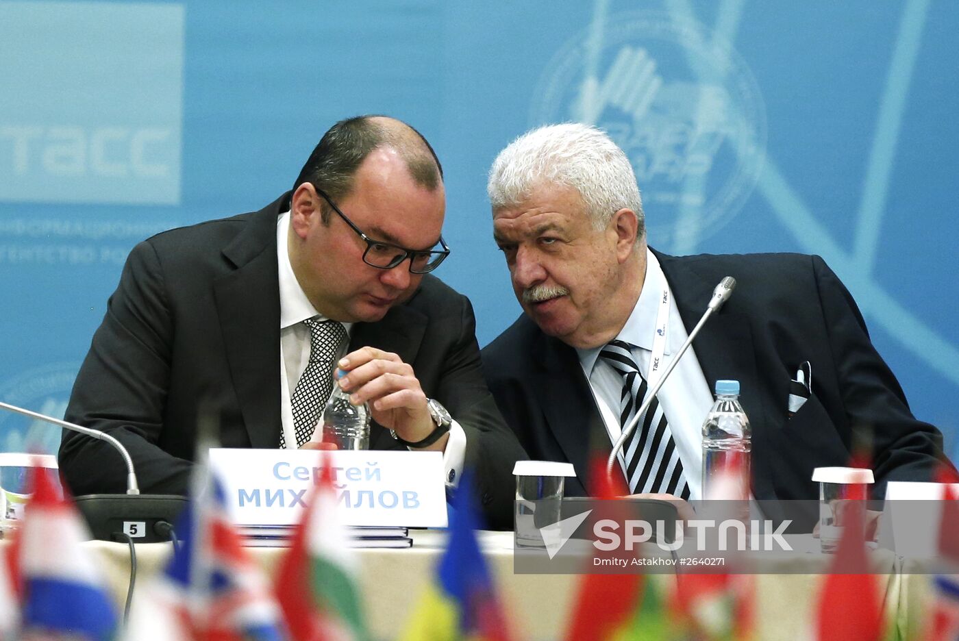 Russian Prime Minister Dmitry Medvedev takes part in 17th World Russian Press Congress