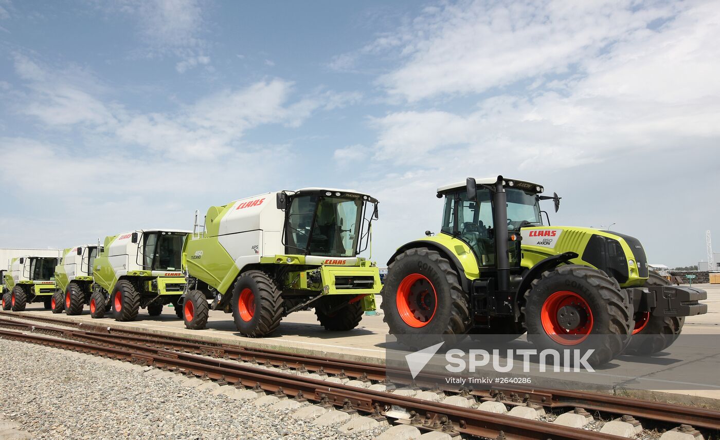 Manufacturing CLAAS harvester threshers in Krasnodar Region