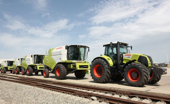 Manufacturing CLAAS harvester threshers in Krasnodar Region