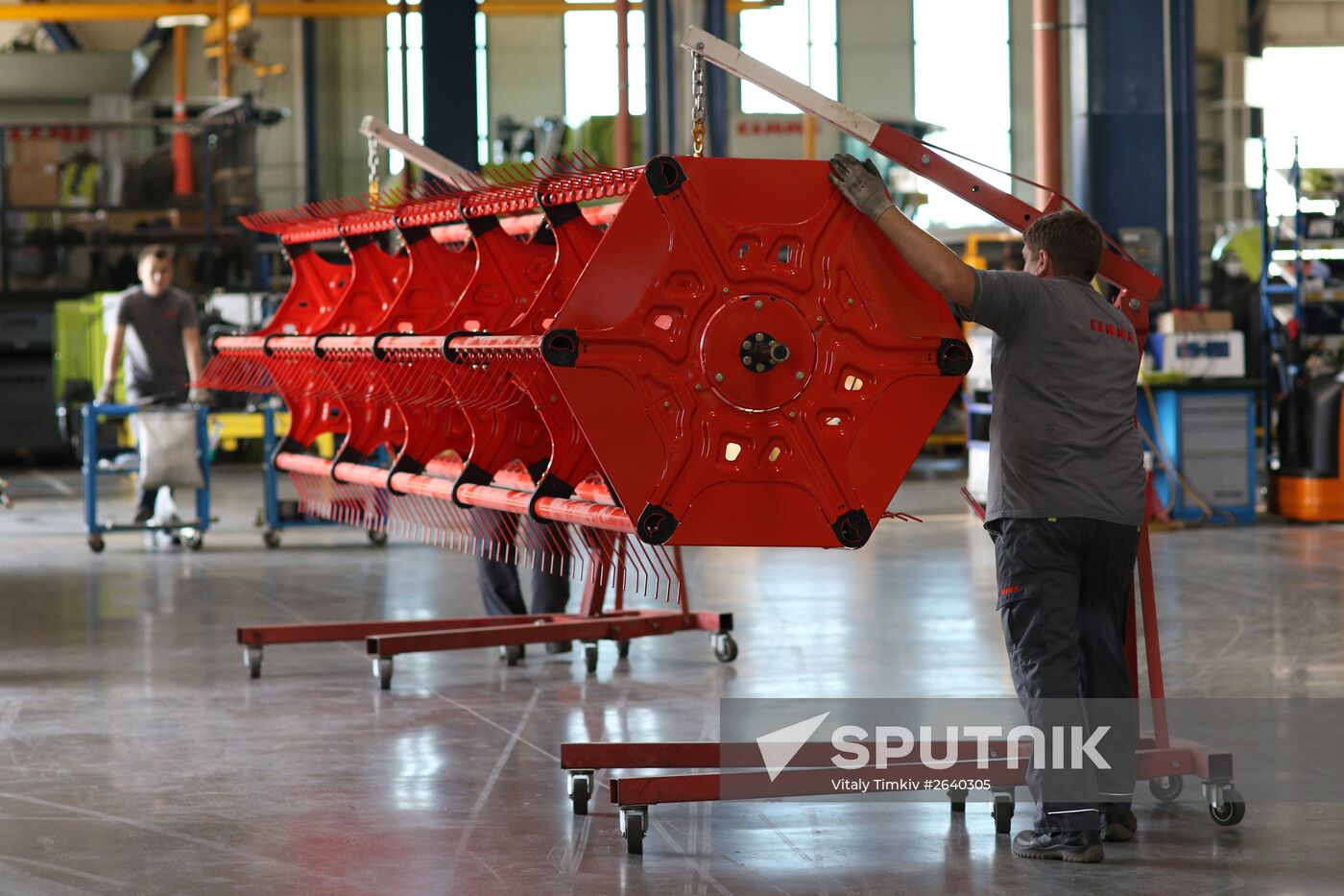 Manufacturing CLAAS harvester threshers in Krasnodar Region