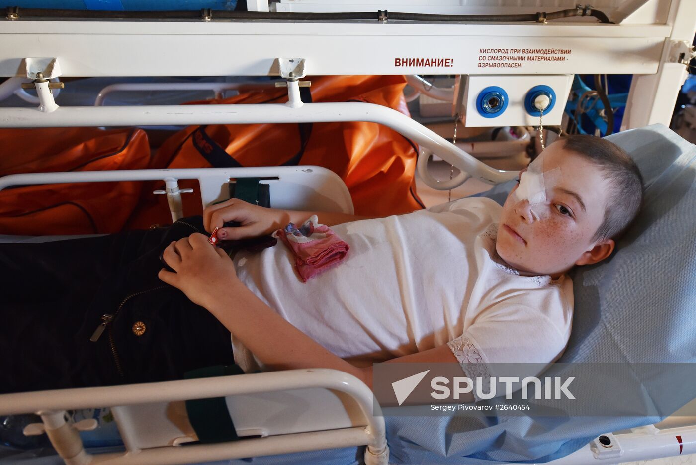Donbas children sent to Moscow for medical treatment