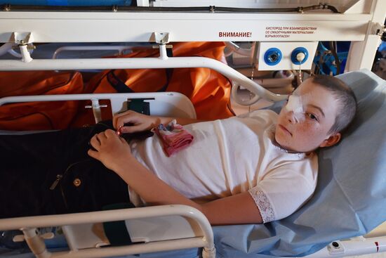 Donbas children sent to Moscow for medical treatment