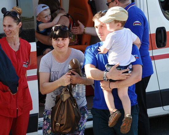 Donbas children sent to Moscow for medical treatment
