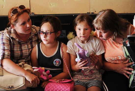 Donbas children sent to Moscow for medical treatment