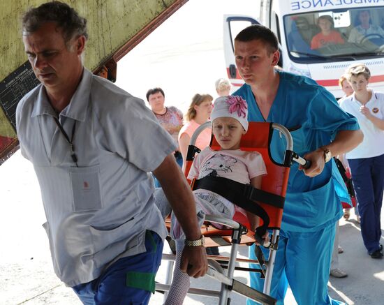Donbas children sent to Moscow for medical treatment