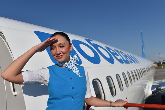 Russia's Pobeda Airlines aircraft