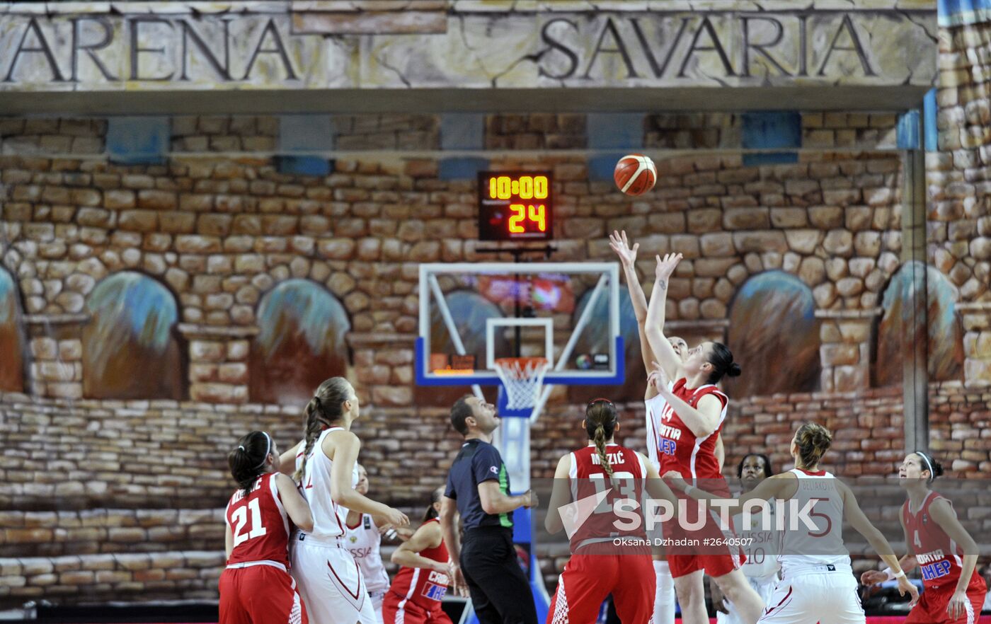 FIBA EuroBasket 2015. Women. Russia vs. Croatia