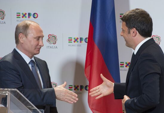 President Vladimir Putin visits Italy