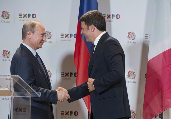 President Vladimir Putin visits Italy