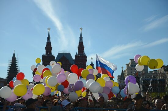 "From Rus to Russia" concert held on Red Square
