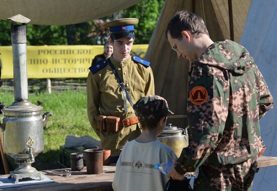 First shift of RMHS military historical camp starts in Moscow region