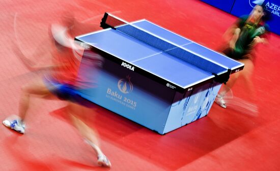 1st European Games. Table Tennis. Day one