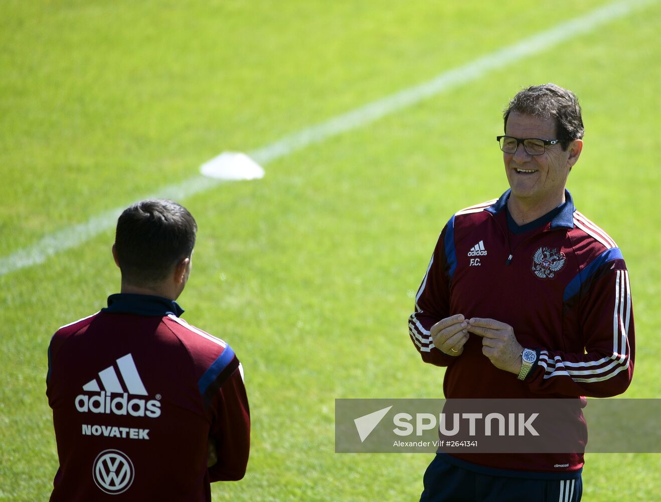 Football. Russian national team holds training session