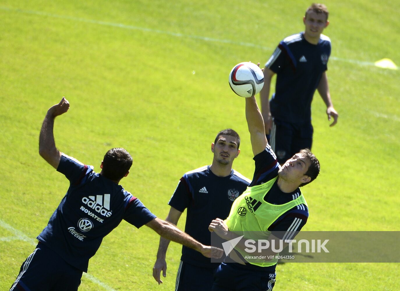 Football. Russian national team holds training session