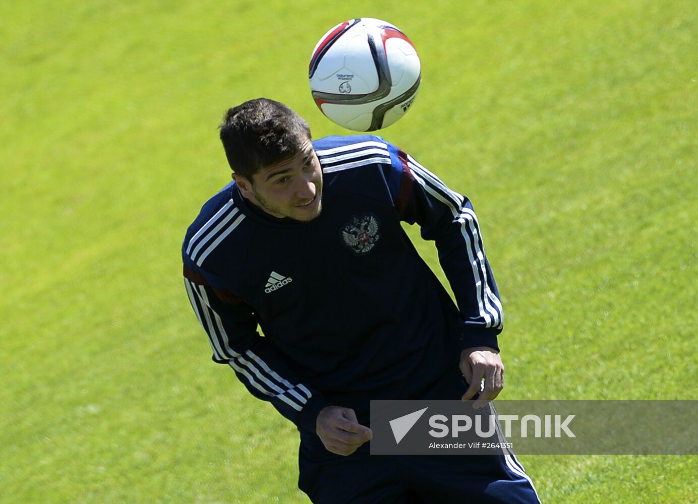 Football. Russian national team holds training session