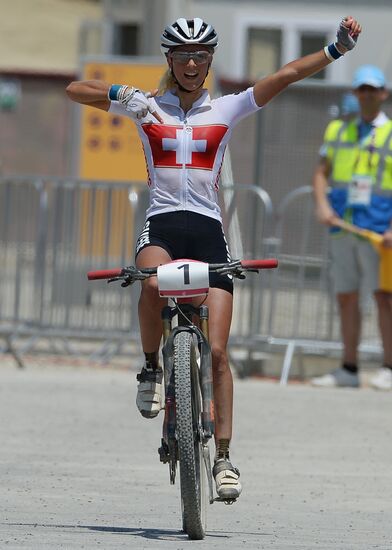 1st European Games. Cycling Mountainbike. Women's cross-country