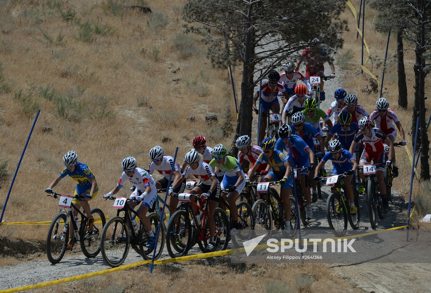 1st European Games. Cycling Mountainbike. Women's cross-country